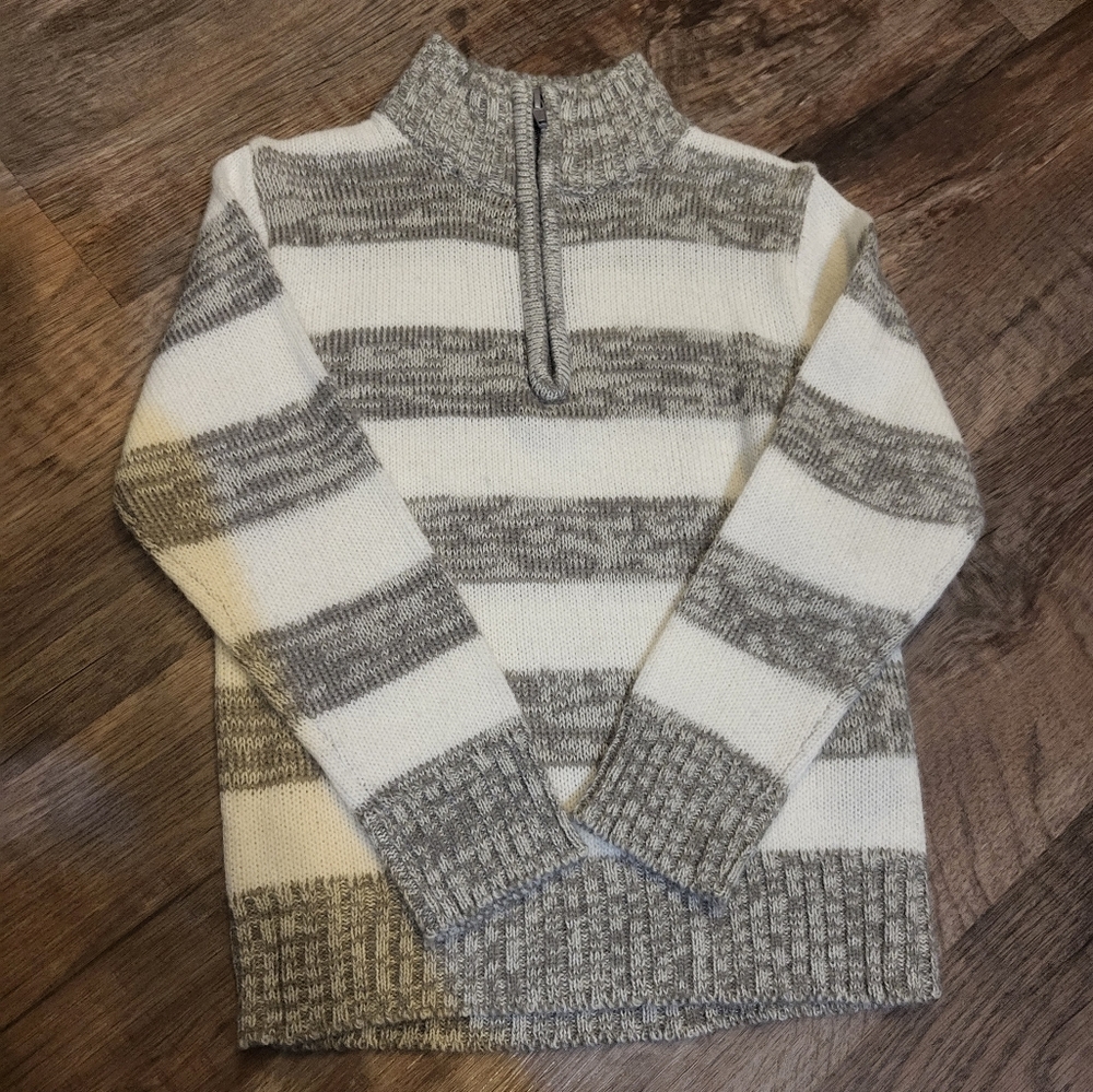 Boys Quarter Zip Sweater- Size 4